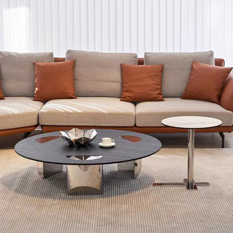 Creature B Comforts Nordic modern simple round coffee table | Wayfair